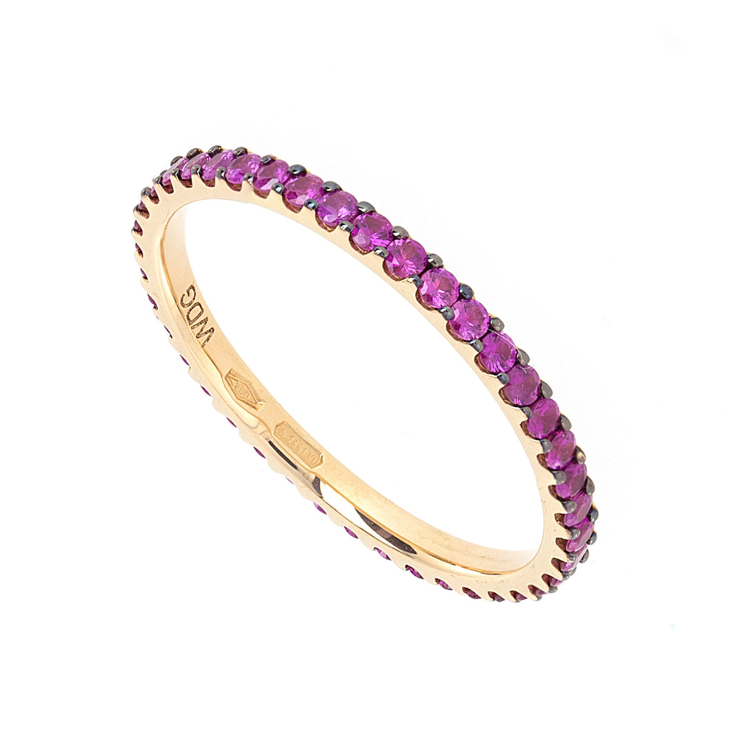 Golay ring with turned rubies AIM003RU-17158110008