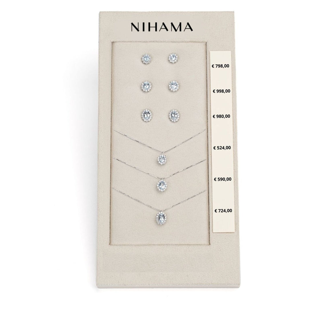 Nihama package cl 5125/5126/5086 + or 5103/5104/5068 18kt oval 4x3/5x4/6x4 aquamarine N.LIGHTBOX.33