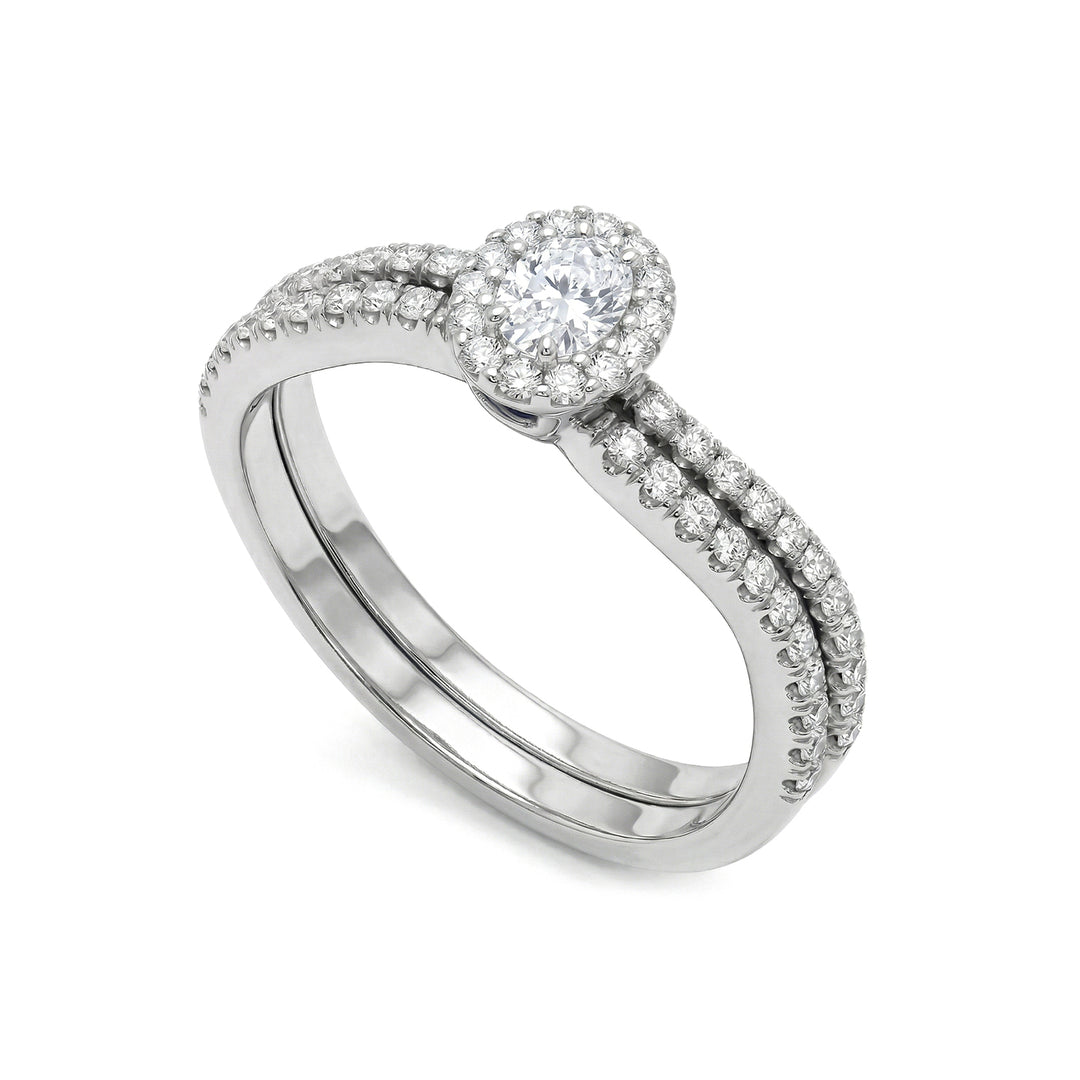 Golay oval central ring and contour + stem ACLC055DI1-19357110008