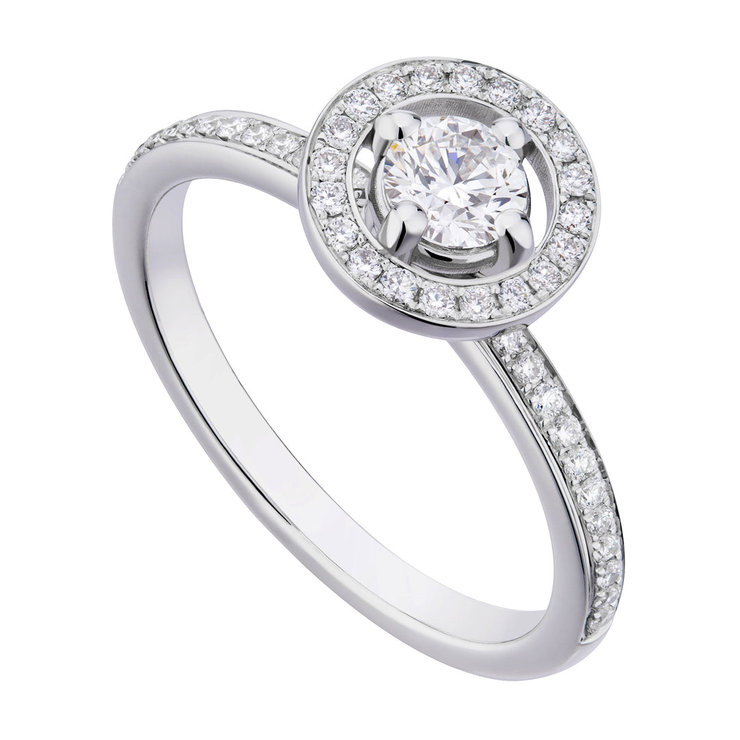 World Diamond Group sol ring. fm settings with circle ct. 0.40-0.48 ACTFM005DI3-19014110028