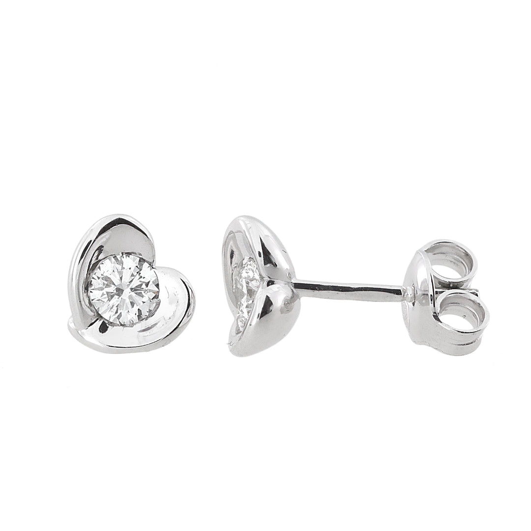 World Diamond Group heart light point earrings OIM36-17348110042