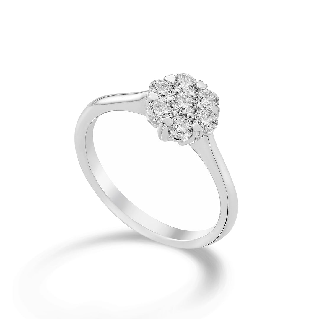 World Diamond Group multi-stone ring 7 stones total ct. 0.56 AM001D060-22354110022