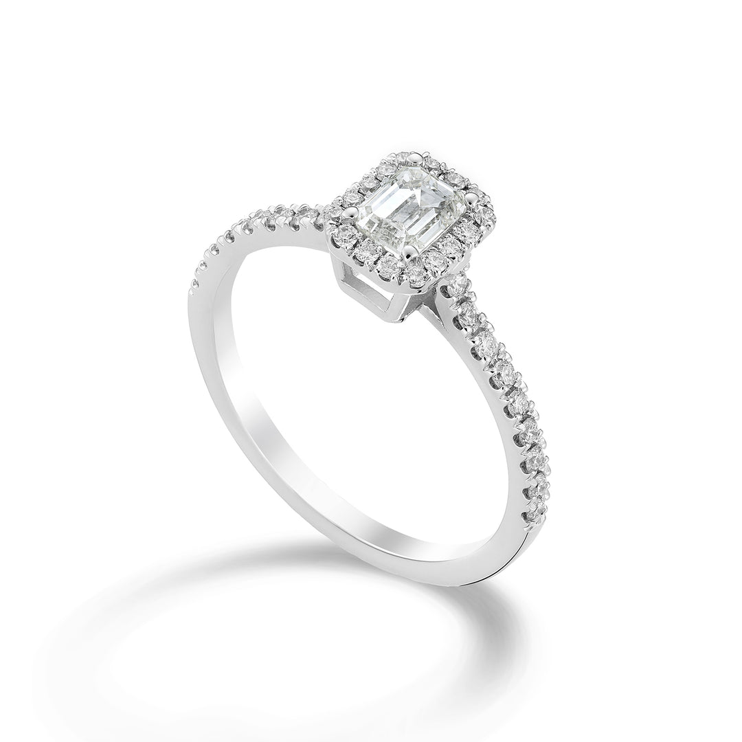Golay diamond ring oct 5x4 contour and recessed shank ACLCEM001D40-22329110014