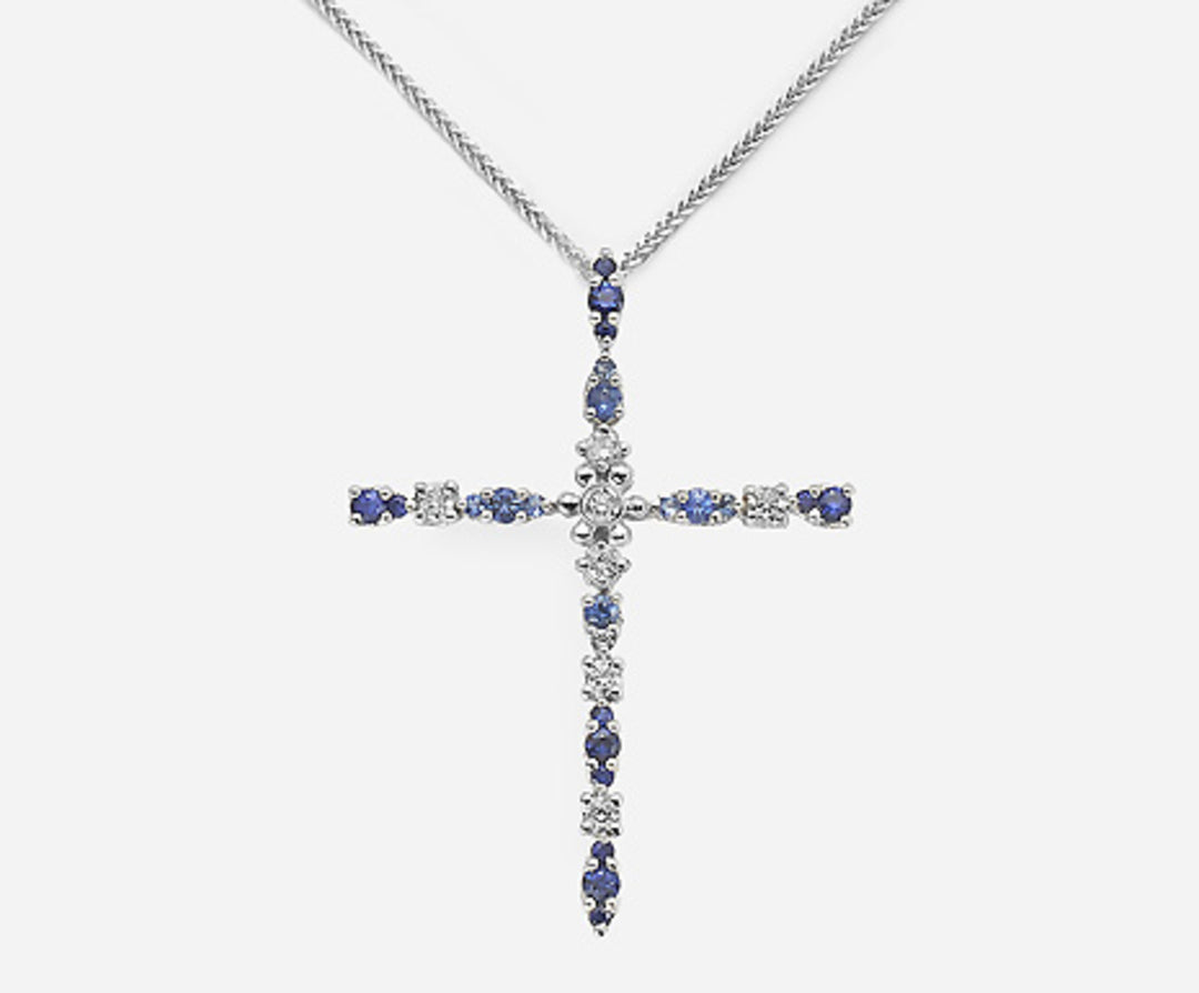 Nihama cl 18k ak 5.5/6 ct0.19 sapphires 0.54 ct ND0977O4SAPPHIRES
