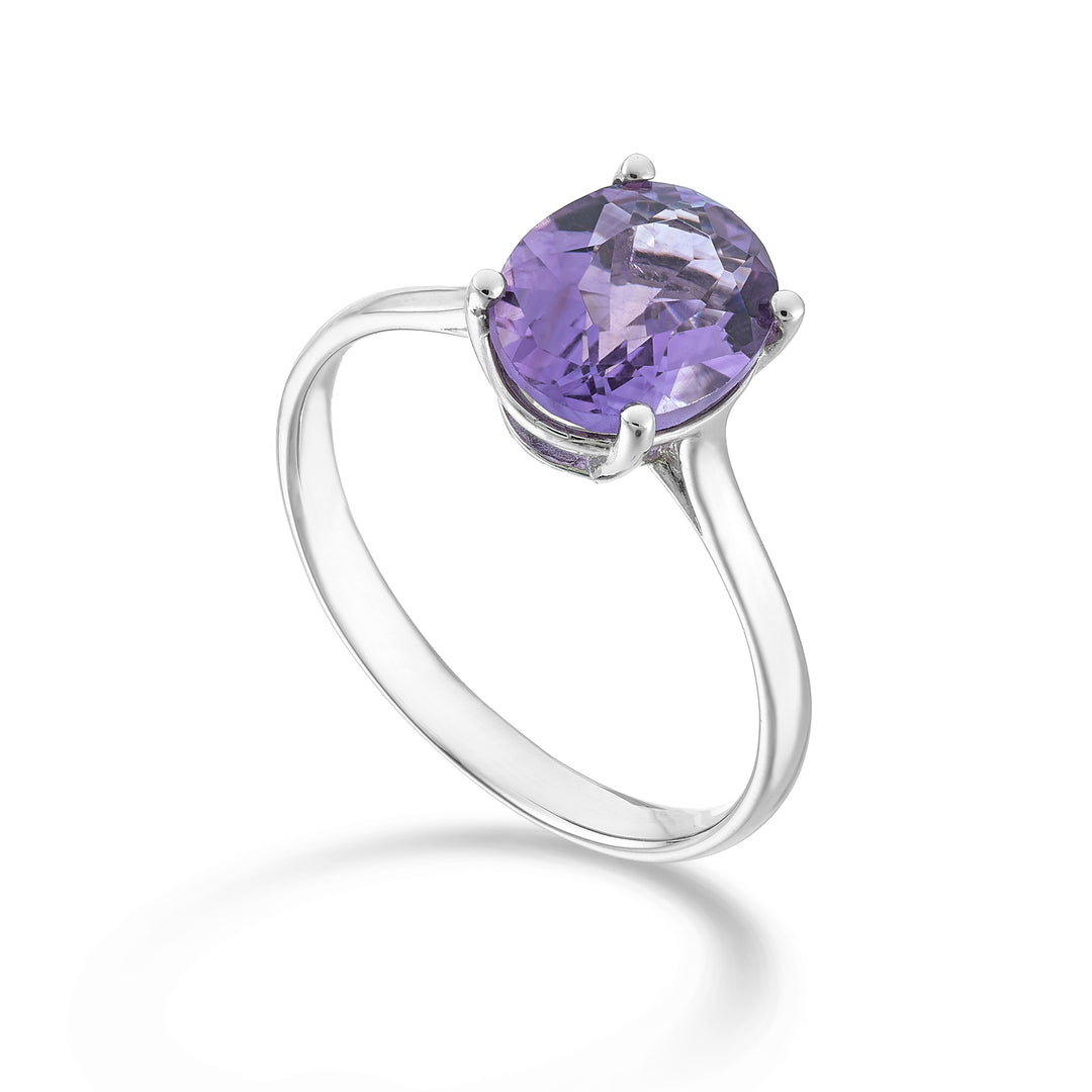 Nihama an 18k oval amethyst 9x7 ct.1,66 NA5173O4AMET