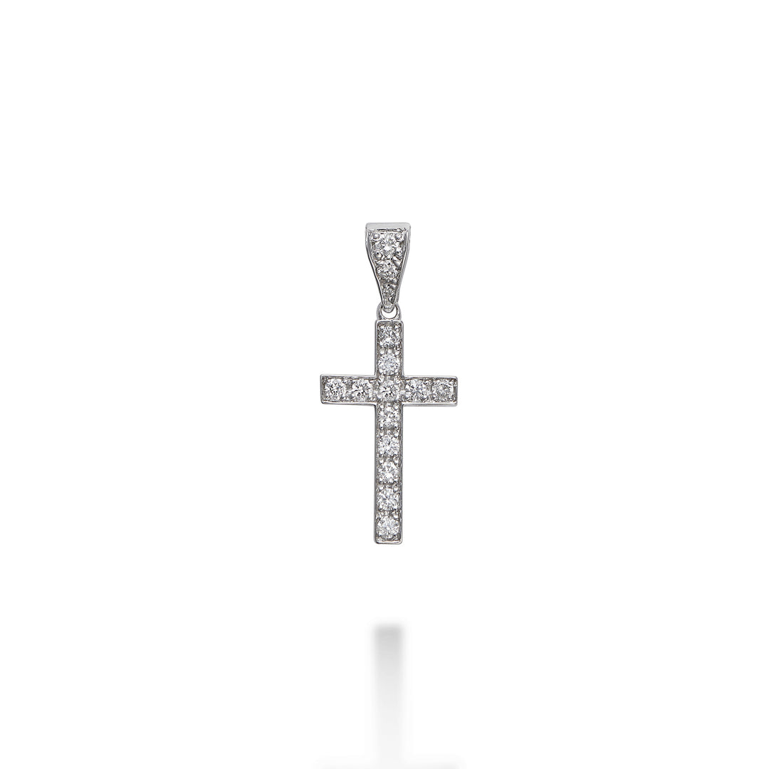 Golay pe 18k ct.0.17 cross size 1 cm.1.5 GP5000O4BR017-1