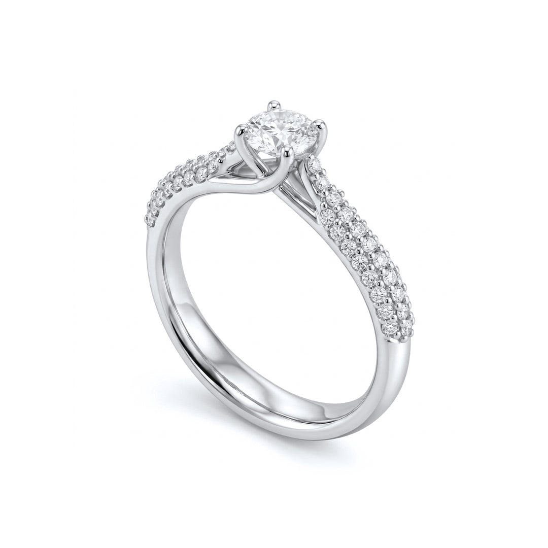 Golay solitaire ring anniversary grace cen.0,40 ABTRE864D040-26154110090