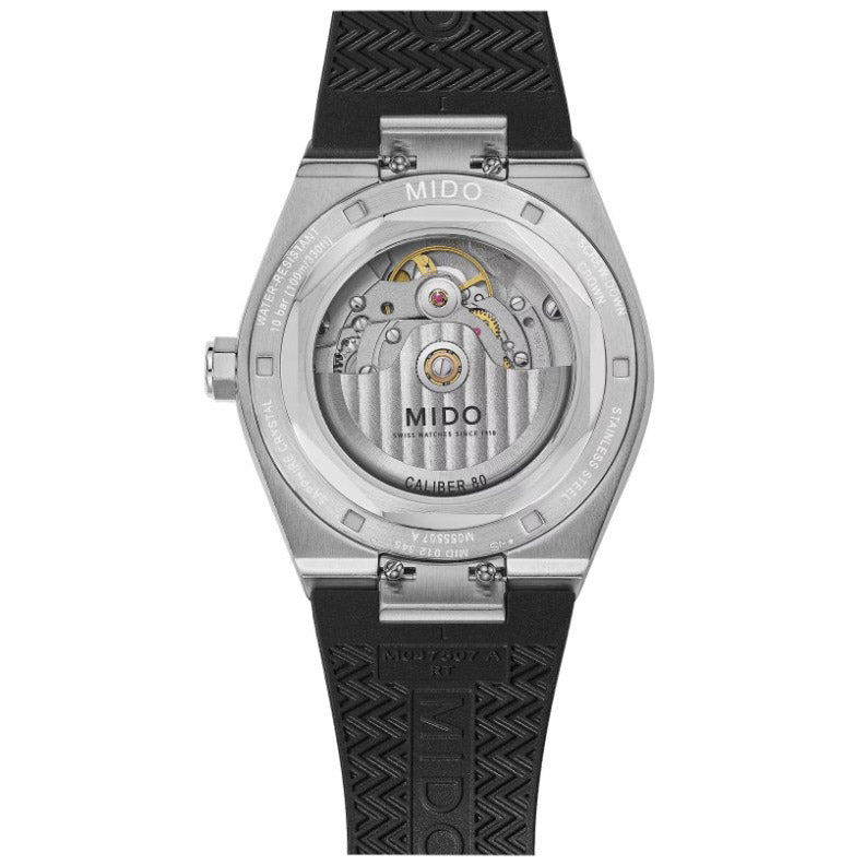Mido watch Multifort 8 One Crown black 40mm automatic steel M055.507.17.051.00