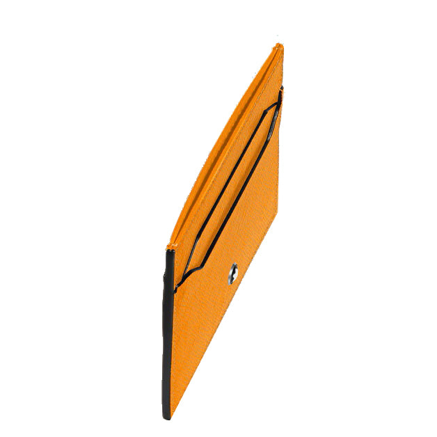 Montblanc 5-pocket card holder in Sartorial saffron leather 221464
