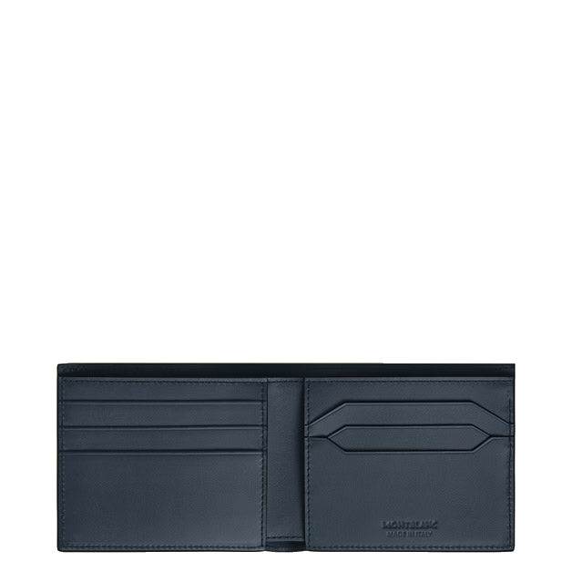Montblanc 6 pocket wallet leather Meisterstück blue velvet 220446