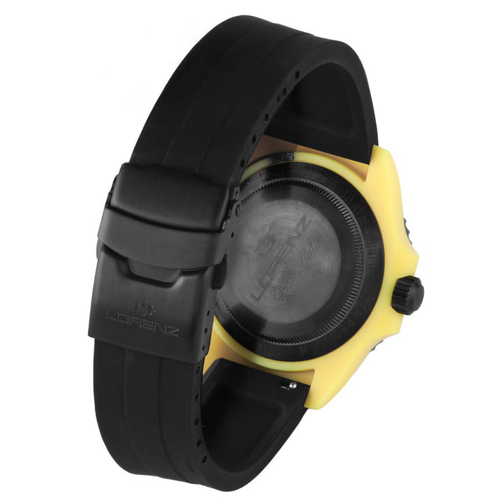 Lorenz Ocean Club Yellow Fin 40mm black quartz watch 030268EE