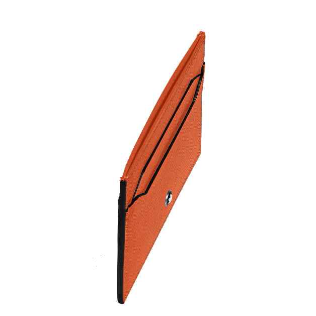 Montblanc 5-pocket card holder in tangerine Sartorial leather 221352