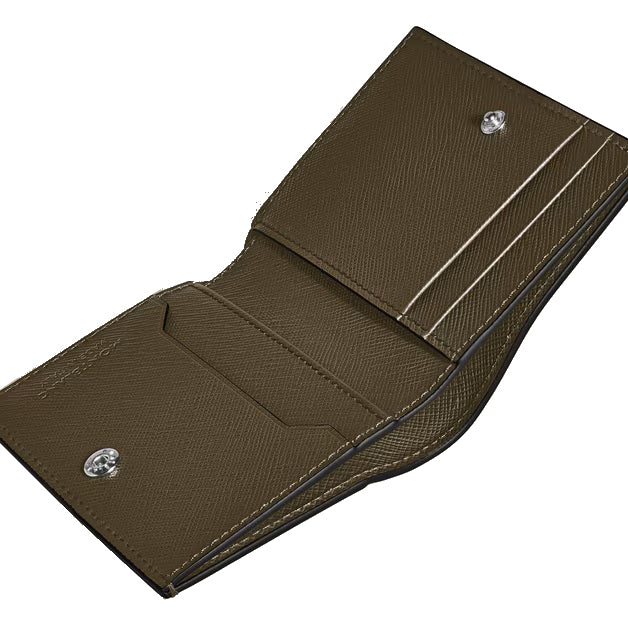 Montblanc mini wallet 4 pockets Sartorial leather khaki 221508