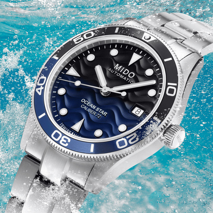 Mido Ocean Star 39mm Féach ar Chruach Gorm Uathoibríoch M026.907.11.041.00