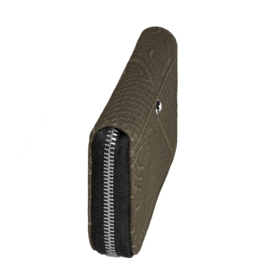 Montblanc wallet with zip 2 mini compartments 4810 khaki green 220263