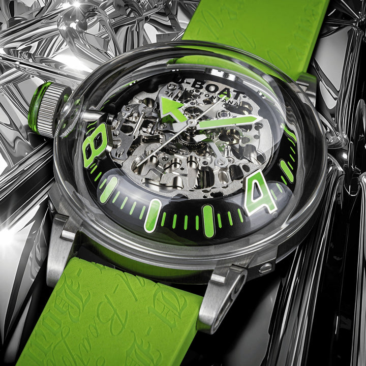 U-BOAT watch U-65 44mm green automatic steel 3344