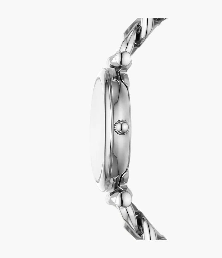Fossil watch Carlie Mini 28mm silver quartz steel ES5331