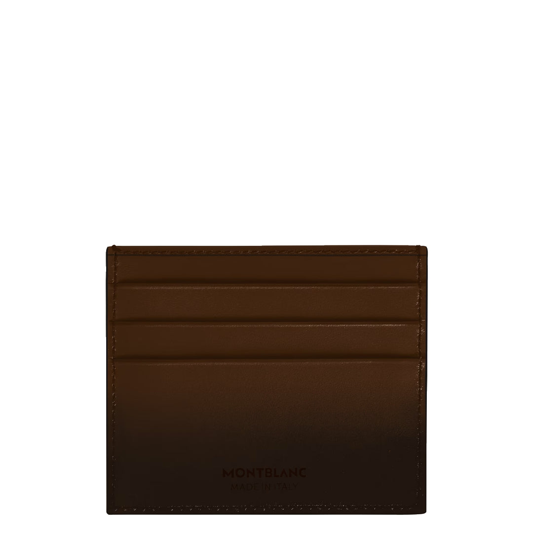 Montblanc card holder 6 compartments Meisterstück shaded brown 220319