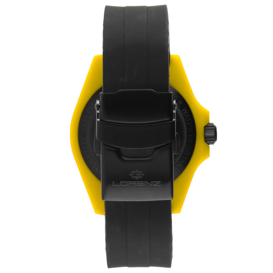 Lorenz Ocean Club Yellow Fin 40mm black quartz watch 030268EE
