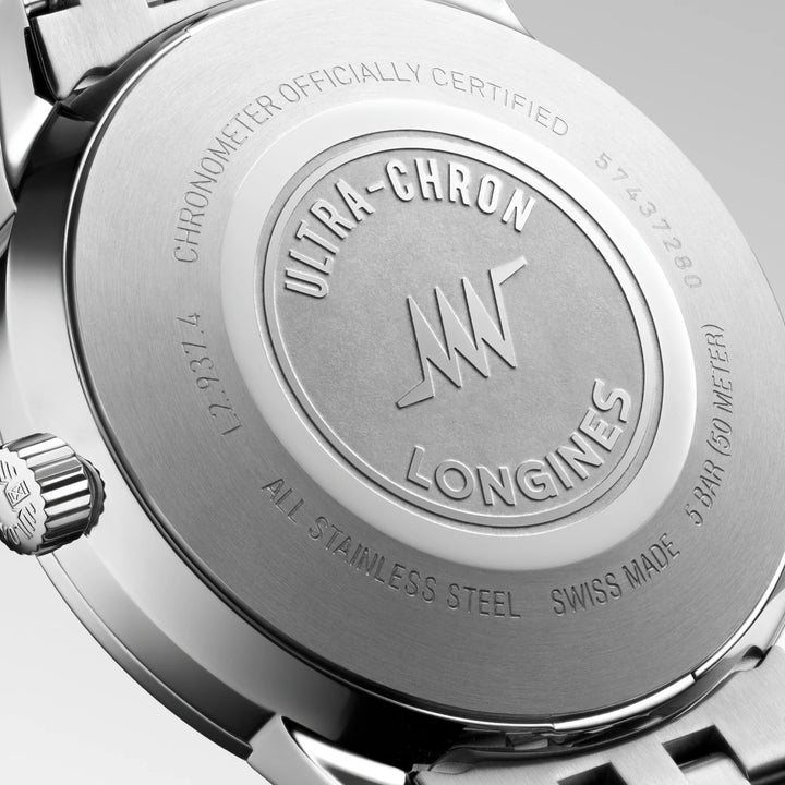 Longines watch Ultra-Chron Classic 37mm silver automatic steel L2.537.4.72.6
