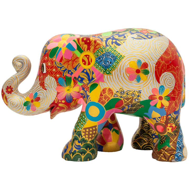 Elephant Parade elephant Sarong 20cm Limited Edition Narin Kantawong Sarong 20