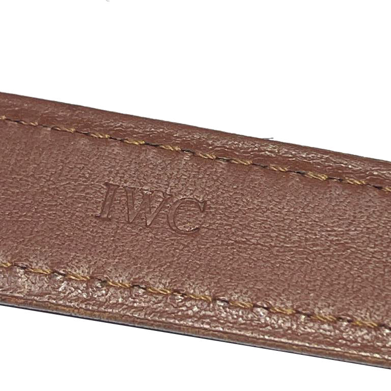 IWC Spezzoni Standard Bugfano Clean Solas Brown 18/16 do Ardiglione Iwa01199 Buckle