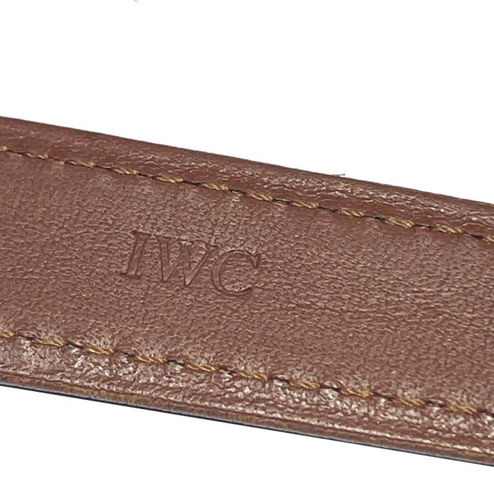 IWC Spezzoni Standard Bugfano Clean Solas Brown 18/16 do Ardiglione Iwa01199 Buckle