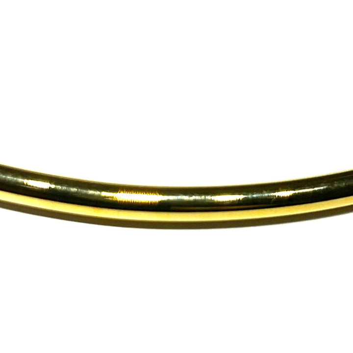 Federica Rossi rigid tubular choker with 18kt gold PVD finish FR.CO.33