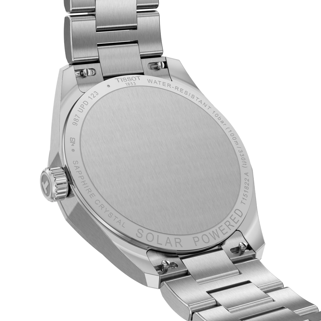 Tissot PRC 100 Solar 39mm blue quartz steel T151.422.11.041.00