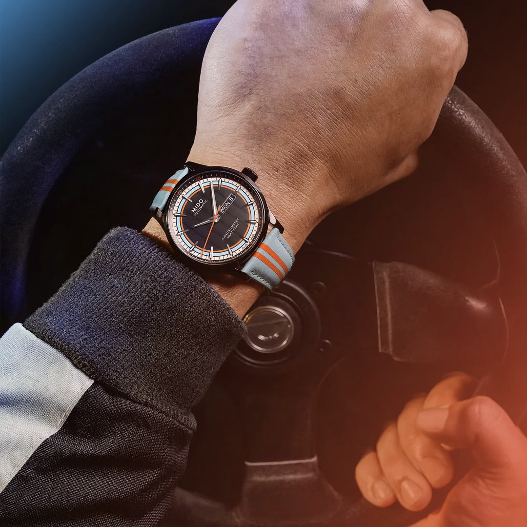 Mido watch Multifort Chronometer 1 Racer 42mm black automatic steel black PVD finish M038.431.36.051.00