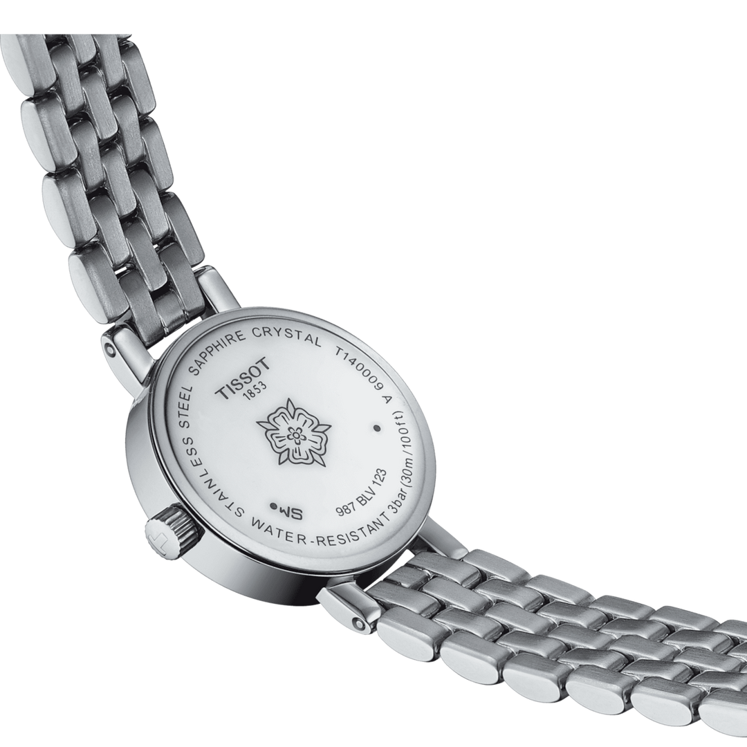 Tissot Watch Babhta Lovely 19.5mm Madreperper Diamonds Grianchloch Cruach T140,009.61.116.00