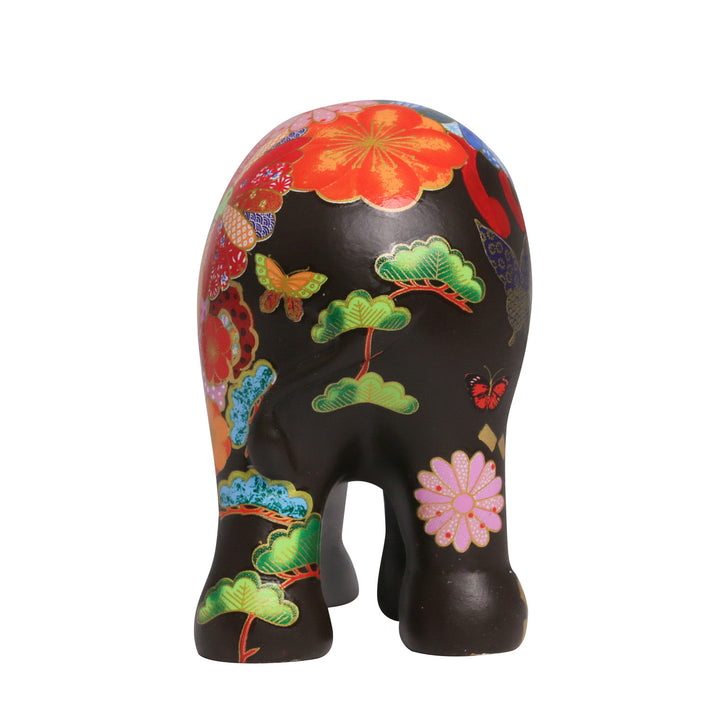 Elephant Parade elephant Happy Kiku 15cm Limited Edition By Chris Chun UK National Tour 2013 HAPPY KIKU 15
