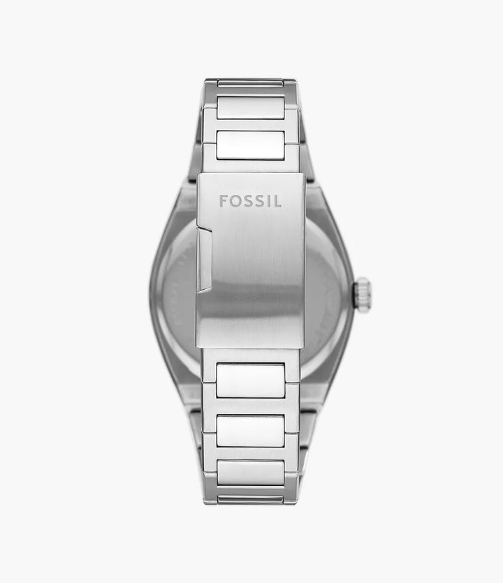 Fossil Everett watch 42mm black quartz steel FS5821