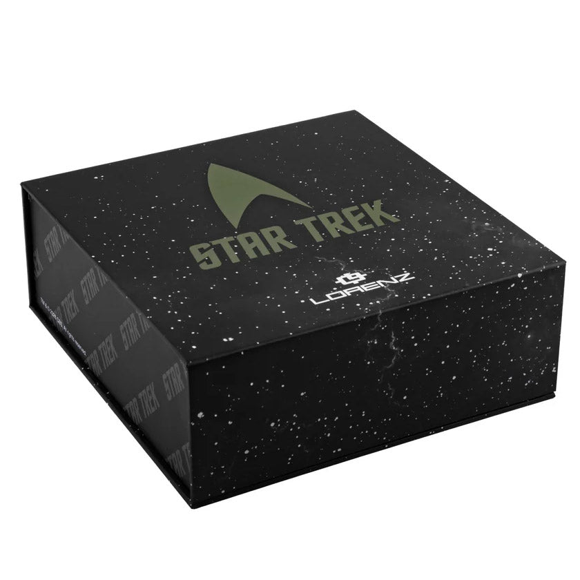 Lorenz STAR TREK Klingon watch 40x36 mm green quartz steel green PVD finish 030287KL