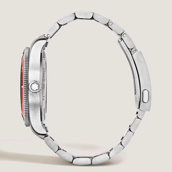 Montblanc watch Iced Sea Automatic Date 0 Oxygen 38mm red automatic steel Limited Edition 300 pieces 135762