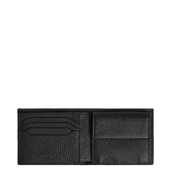 Montblanc wallet with coin purse 4 compartments black 220217