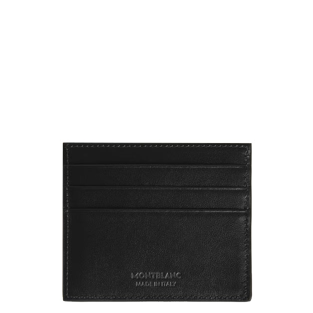 Montblanc 6-pocket card holder in blue Meisterstück leather 221664