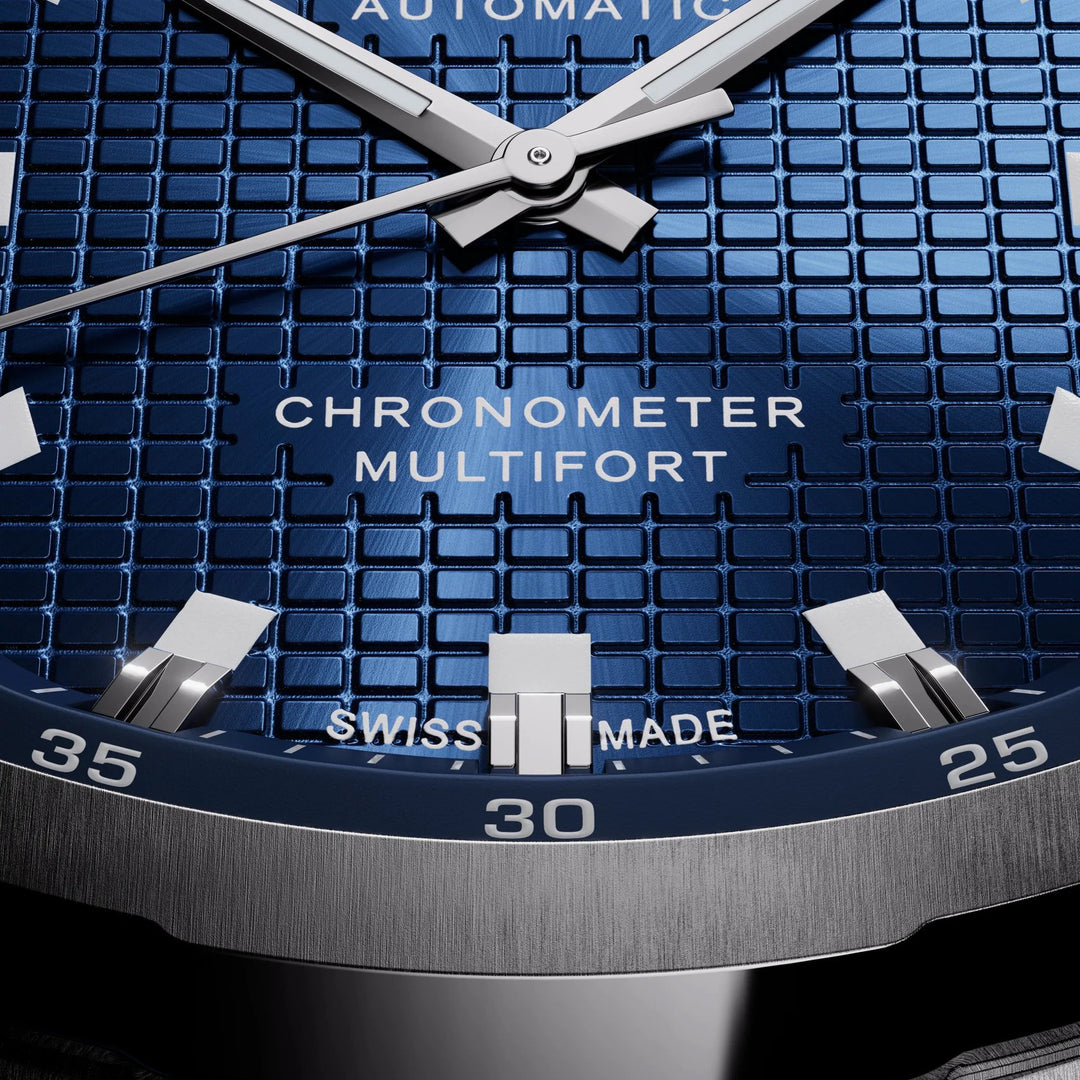 Mido watch Multifort TV Big Date Chronometer 40mm blue automatic steel M049.567.11.041.00