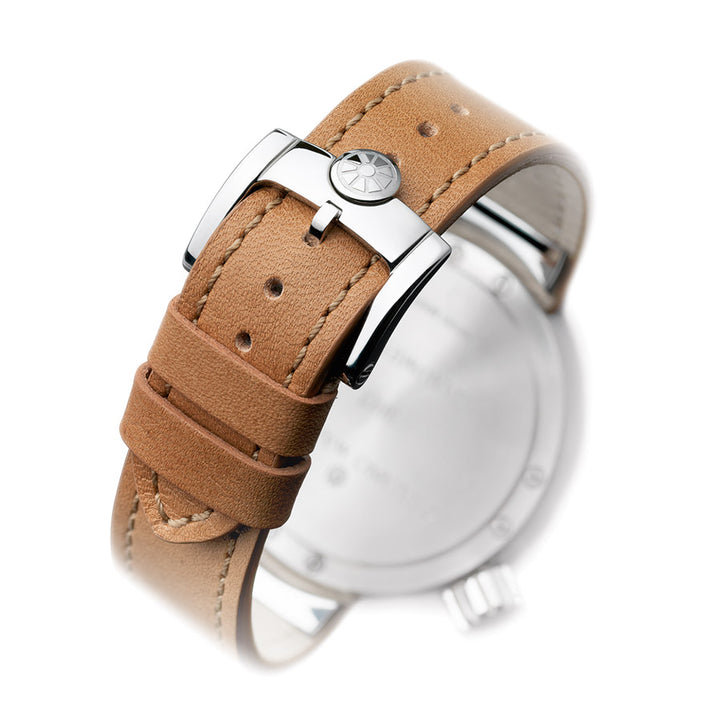 Giuliano Mazzuoli Manometer watch 45mm ivory automatic steel MRP01N