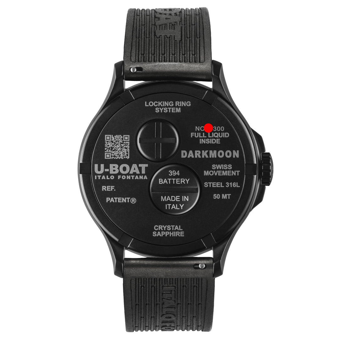 U-BOAT Darkmoon 25° Black PVD 46mm black quartz steel black PVD finish 2026