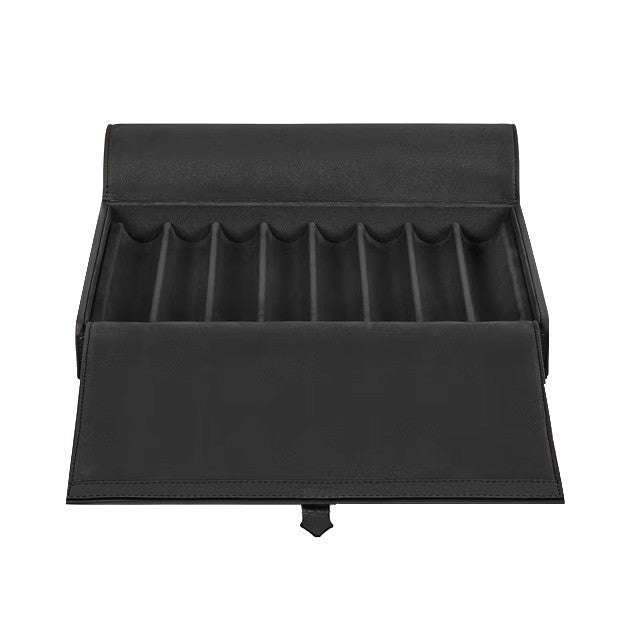 Montblanc travel case for 8 writing instruments in black grained leather 137163