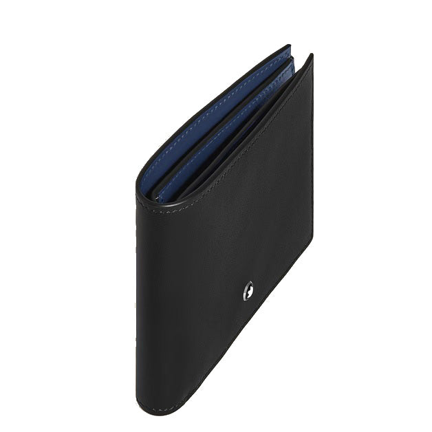 Montblanc 6-pocket wallet in black Meisterstück leather 221320