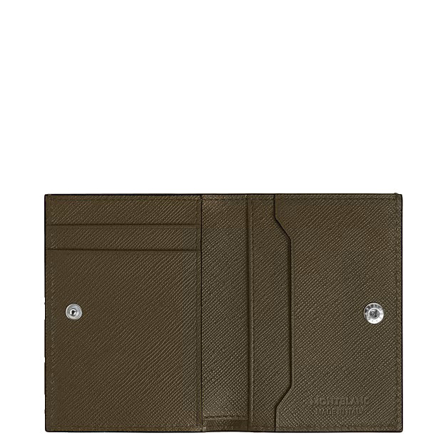 Montblanc mini wallet 4 pockets Sartorial leather khaki 221508