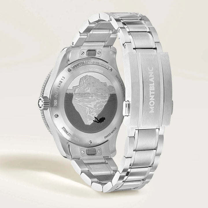 Montblanc watch Iced Sea Automatic Date 0 Oxygen 38mm white automatic steel 134024