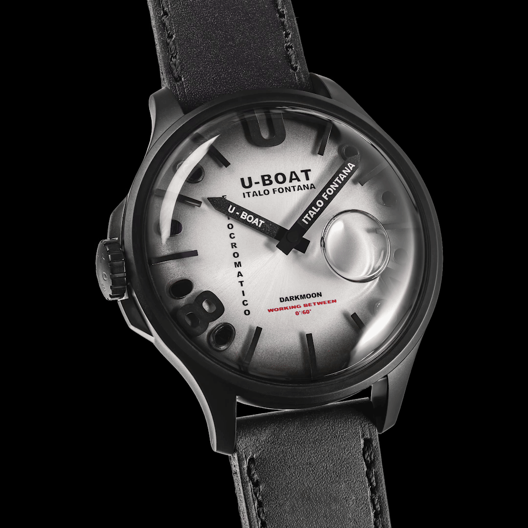 U-BOAT watch Darkmoon Kama PVD Gray 46.50mm gray quartz steel PVD gray 3339