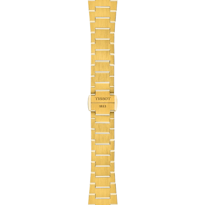 Tissot PRX 25mm champagne quartz steel yellow gold PVD finish T137.010.33.021.00