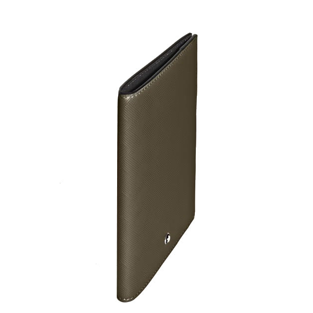 Montblanc Extreme khaki leather passport holder 221430