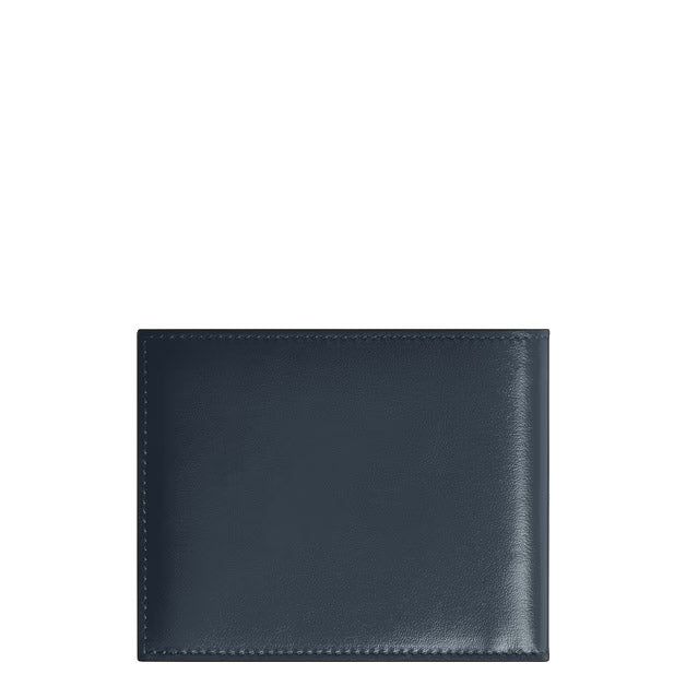 Montblanc 6 pocket wallet leather Meisterstück blue velvet 220446