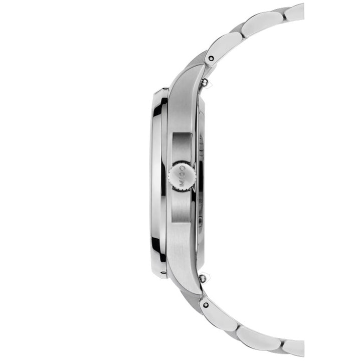 Mido watch Multifort TV 35 34x35mm blue mother of pearl diamonds automatic steel M049.307.11.136.00