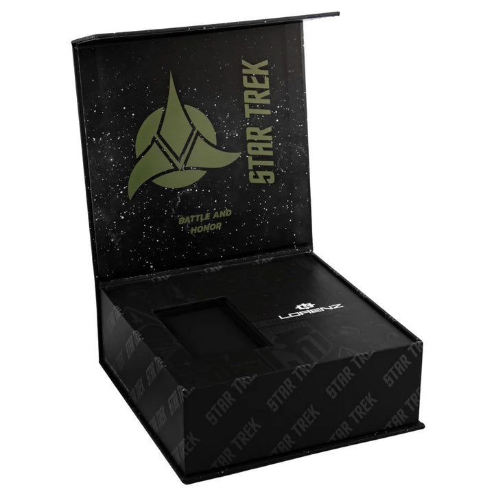 Lorenz STAR TREK Klingon watch 40x36 mm green quartz steel green PVD finish 030287KL